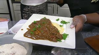 Daytime Kitchen New Orleans Creole Story Pot’s Grillades amp Grits [upl. by Sabah]