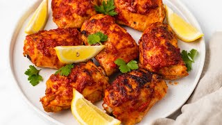 Smoky and Spicy Harissa Chicken Thighs Recipe [upl. by Alleb]