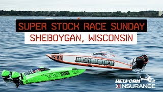 Sheboygan  Super Stock Race  Sunday  XINSURANCE Helicopter [upl. by Nnylecyoj]