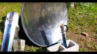 SOLAR Distilled Water Evacuated solar tube simple HOMEMADE STILL [upl. by Aleira]