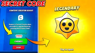 LUCKY CREATOR CODE 🌟 Legendary Star Drop ✓ Brawl Stars [upl. by Bonilla968]