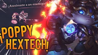 ¡Poppy Hextech Nuevo Skin  Terrible Equipo Desertor  Poppy Hextech Pbe S8 [upl. by Konopka]