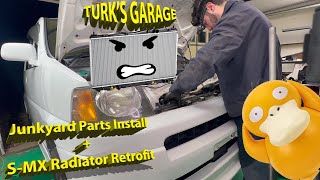 JDM Honda SMX Radiator  Fans 1st Gen CRV Retrofit Replacement How To Tutorial [upl. by Iggy23]