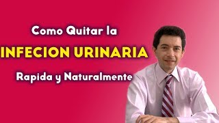 Como Quitar la INFECCIÓN URINARIA Rapidamente remedios caseros para la Cistitis  mal de orin 🍉 [upl. by Loftis979]