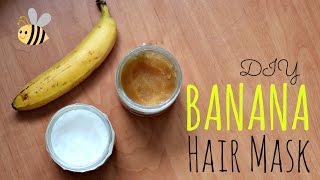 DIY Banana Mask For Dry Hair [upl. by Aicnatsnoc400]