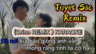 Tuyệt Sắc  KARAOKE Orinn RIMIX  NamDuc  Minh Quân Youtube [upl. by Roanna]