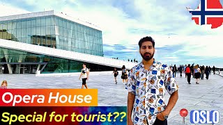 The most visited house of Oslo  Opera House Oslo  Tourist Love this place [upl. by Baggs]