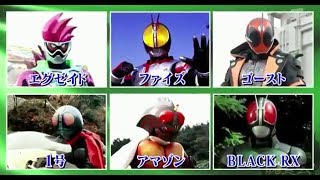 All Kamen Rider Henshin  Ichigo to Build [upl. by Arihk]