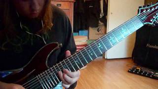 After The Burial  Ometh Guitar Cover [upl. by Talyah]