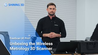 FreeScan UE Pro2 Unboxing the Wireless Metrology 3D Scanner [upl. by Norrehs394]