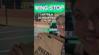 My OMAD with Wing Stop 🍗 whatieatinaday intermittentfasting omad [upl. by Yruam]