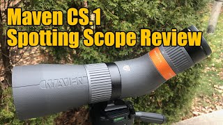 Maven CS1 Spotting Scope Review [upl. by Aleibarg]