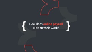 How does online payroll with Nethris work [upl. by Finstad]