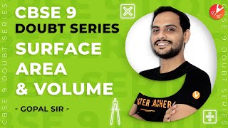 Surface Area and Volume Class 9  CBSE Maths Chapter 13 By Gopal Sir  Vedantu 9 amp 10 [upl. by Joelynn]