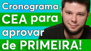 Cronograma CEA para ser APROVADO DE PRIMEIRA em 2024 🍀🔥 MATERIAL GRATUITO NA DESCRIÇÃO DO VÍDEO 🚨 [upl. by Caasi914]