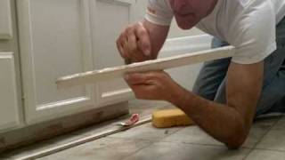 bathroom flooring demolition preparation for tile [upl. by Namajneb]