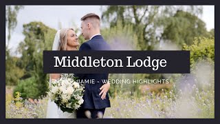 Middleton Lodge Wedding  Emily and Jamie [upl. by Ahsienad]