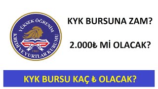 KYK BURSKREDİSİNE ZAM GELDİ MİBURSKREDİ KAÇ TL OLACAK KYK BURSKREDİ BAŞVURUSU NE ZAMAN BAŞLAR [upl. by Navinod]