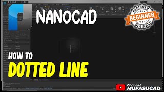 NanoCAD How To Dotted Line [upl. by Darahs343]