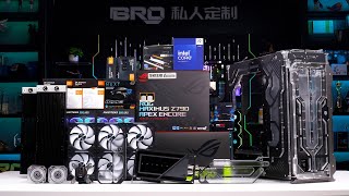 「BRO」4K PC BUILD Singularity Spectre 4  RTX4090 Matrix Without AIO幽灵4pcbuild [upl. by Obola]