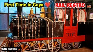 Rail Restro 🚂 First Time in Gaya  Fully Rail Theme Restaurant Gaya Bihar  Mohit Prabhakar Vlogs [upl. by Janetta]