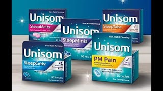 Unisom Sleep Tabs Gels and Melts [upl. by Ellener32]