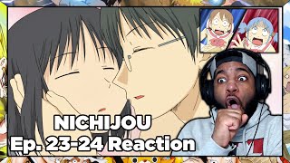 NANO ENTERS THE SASAHARA LOVE TRIANGLE  Nichijou Episode 2324 Reaction [upl. by Sanborne]