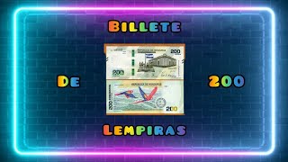 Billete de 200 lempiras [upl. by Rap]