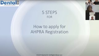 How to apply for AHPRA registration [upl. by Derdle]