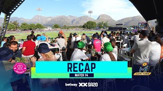 Betway SA20  Match 14 Recap  Paarl Royals get their Cape Derby win at last [upl. by Byrom264]