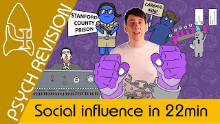 Social influence  AQA Psychology in 22 MINS [upl. by Anayra626]