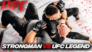 STRONGMAN VS UFC LEGEND FRANK MIR [upl. by Luz455]