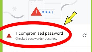 What is Compromised Password In Google Chrome [upl. by Edualcnaej404]