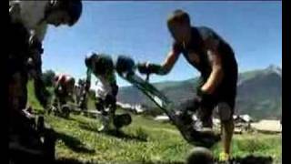 Mountainboard  Plagne Montalbert [upl. by Arihsak]