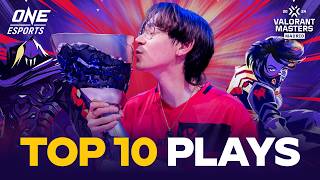 TOP 10 OVERALL BEST PLAYS  VCT MASTERS MADRID [upl. by Ebberta654]