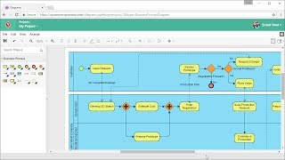 How to Draw BPMN Diagrams Online [upl. by Sirromed]