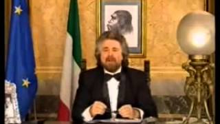 Beppe Grillo Primo discorso allumanità [upl. by Llenrrad]