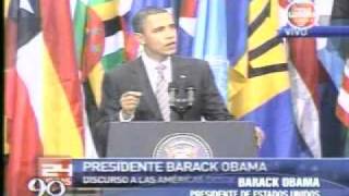 Obama en Chile destaca crecimiento de países de la región entre ellos Perúflv [upl. by Uahsoj851]