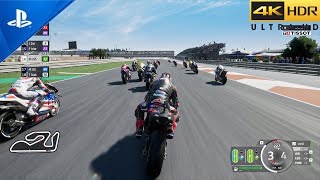 MotoGP 24  120 EXTREME Difficulty  Valencia GP MotoGP Race  Ultra High Graphics Gameplay 4K60 [upl. by Eindys]