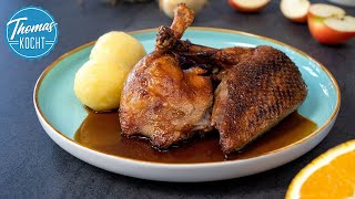 Knusprige Ente wie im Restaurant  mit einer leckeren Sauce [upl. by Larrad774]