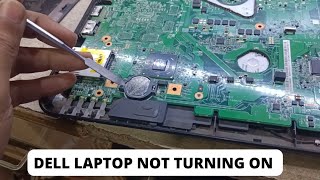 Dell Laptop Not Turning On  Dell Inspiron 5110 not turning on  no power  no display laptop repair [upl. by Paola]