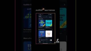 Audible Walkthrough 🎧audiobook shorts [upl. by Ylen]