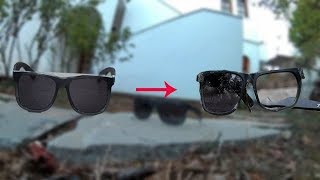 RAY BAN VS ROCK  DURABILITY TEST [upl. by Nevin]