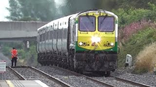 IE 201 Class Loco  MK4 Intercity Train  Adamstown Dublin [upl. by Soisinoid16]