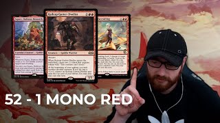 52  1 Mono Red Deck  Standard MTG Arena [upl. by Broadbent882]