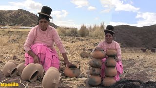 HACIENDO MIS OLLAS DE BARRO EN EL CAMPO COCINAN CON MAMILA [upl. by Sandor]