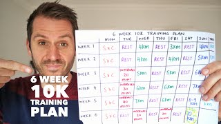 6 week 10k training plan [upl. by Briney]