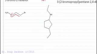 IUPAC Nomenclature 2 Priority Groups Alcohols and Amines [upl. by Lamej]