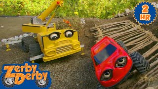 Rescue Mission  Toy Racing Cars Fun  Full Episodes  Zerby Derby [upl. by Anassor]