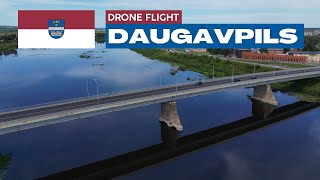 Daugavpils Latvia  Drone Flight [upl. by Ecnerual]